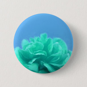 Chapa Redonda De 5 Cm Floral verde azul colorida
