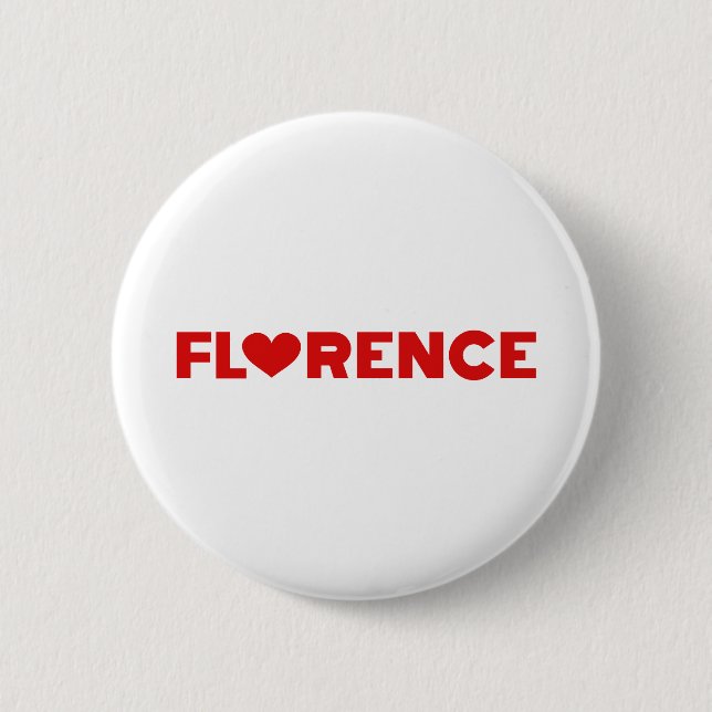 Chapa Redonda De 5 Cm Florence Love (Anverso)