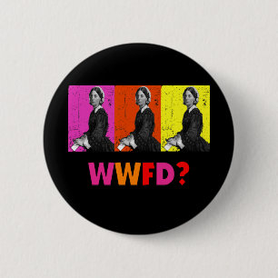 Chapa Redonda De 5 Cm Florence Nightengale Regalos "¿WWFD?"