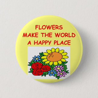 Chapa Redonda De 5 Cm flores