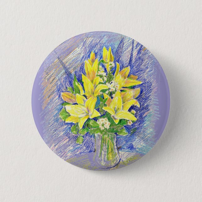 Chapa Redonda De 5 Cm Flores (Anverso)