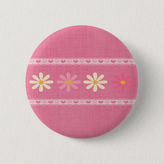 Chapa Redonda De 5 Cm Flores del amor