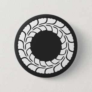 Chapa Redonda De 5 Cm Flores [Family Crests]