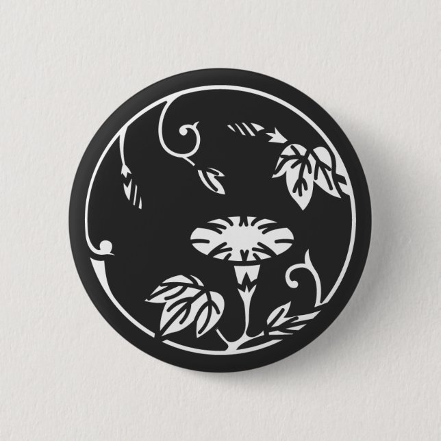 Chapa Redonda De 5 Cm Flores [Family Crests] (Anverso)