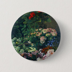 Chapa Redonda De 5 Cm Flores Monet Spring