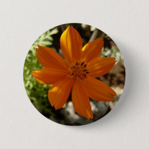 Chapa Redonda De 5 Cm Flower power