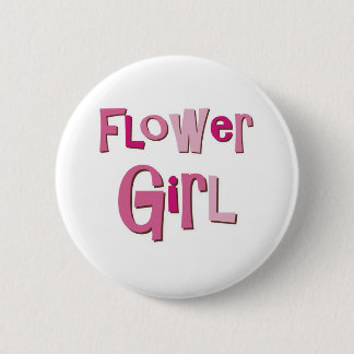 Chapa Redonda De 5 Cm FlowerGirl Brown rosado