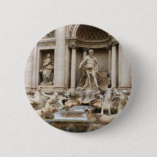 Chapa Redonda De 5 Cm Fontana de Trevi Roma Italia Foto de viaje