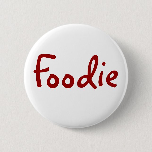 Chapa Redonda De 5 Cm Foodie (Anverso)
