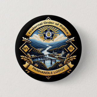 Chapa Redonda De 5 Cm FOP Lodge 83