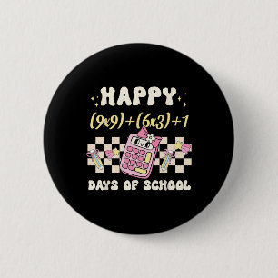 Chapa Redonda De 5 Cm Fórmula de matemáticas en 100 días de Mamáes escol