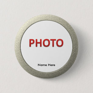 Chapa Redonda De 5 Cm Foto conmemorativa personalizada