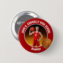 Foto de jugador de baloncesto rojo Espíritu de esc