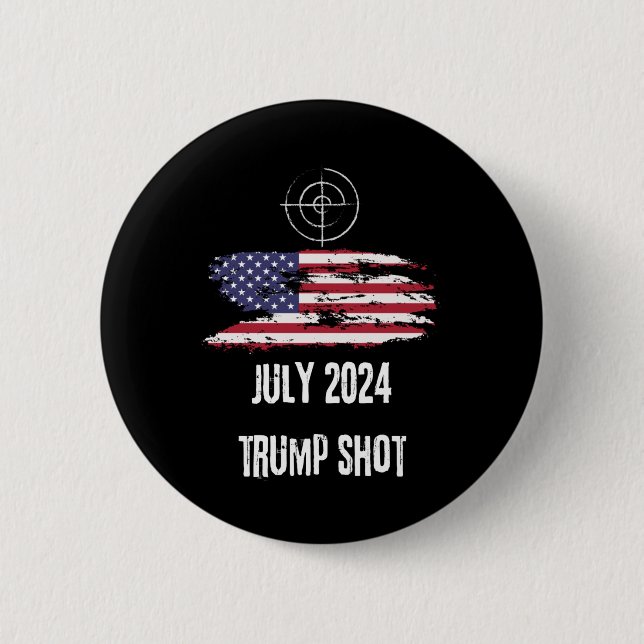 Chapa Redonda De 5 Cm Foto De Julio De 2024 Estados Unidos (Anverso)