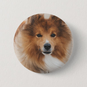 Chapa Redonda De 5 Cm Foto personalizada de un amante de los perros