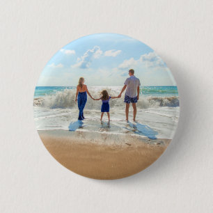 Chapa Redonda De 5 Cm Foto personalizado - Su propio diseño - Personaliz