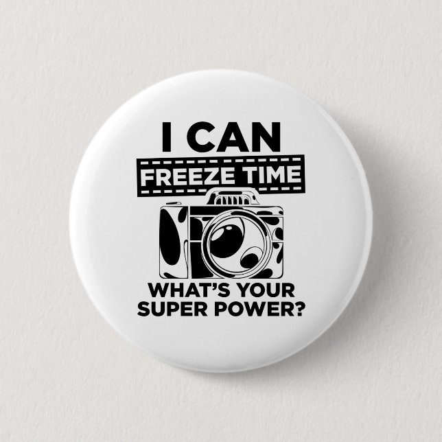 Chapa Redonda De 5 Cm Fotografía | Fotógrafo fotográfico (Anverso)