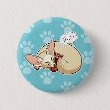 Fox lindo de Fennec que duerme con la panda roja