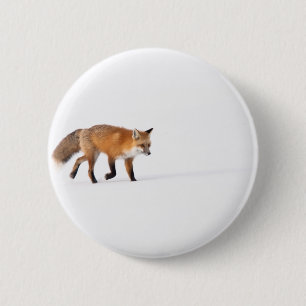 Chapa Redonda De 5 Cm Fox rojo