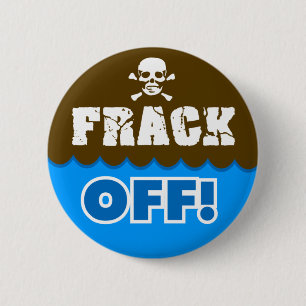 Chapa Redonda De 5 Cm ¡FRACK APAGADO! - el