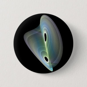 Chapa Redonda De 5 Cm fractal pastel