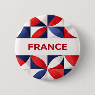 Chapa Redonda De 5 Cm Francia