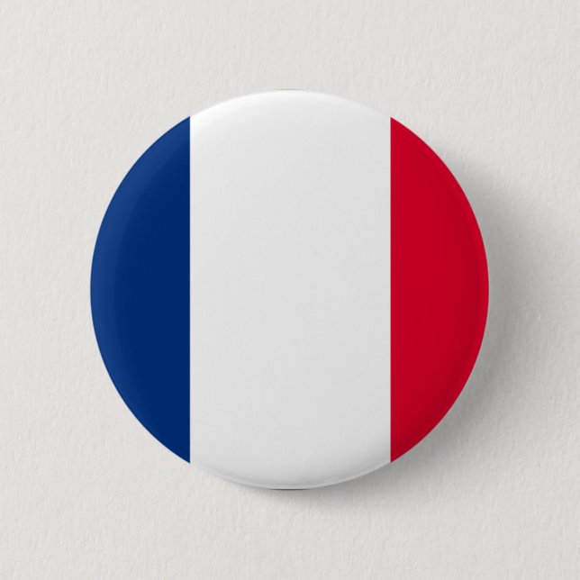 Chapa Redonda De 5 Cm Francia (Anverso)