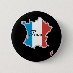 Chapa Redonda De 5 Cm Francia fresca