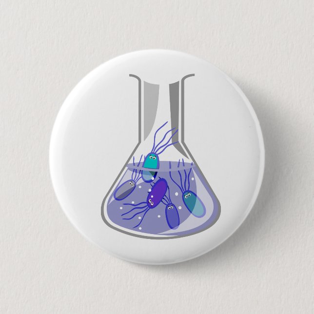 Chapa Redonda De 5 Cm Frasco de cultura (Anverso)