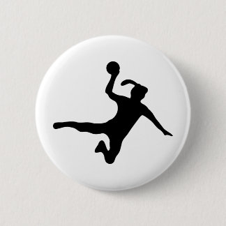 Chapa Redonda De 5 Cm frauenhandball del spielerin del balonmano