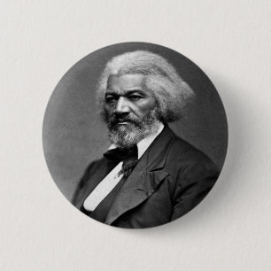 Chapa Redonda De 5 Cm Frederick Douglass