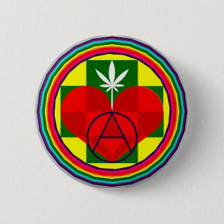 Chapa Redonda De 5 Cm FREEDOM LOVE and JOY