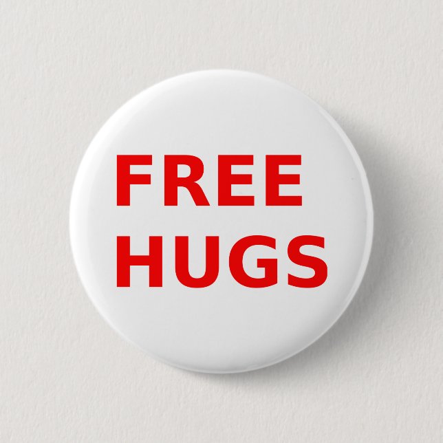 Chapa Redonda De 5 Cm freehugs (Anverso)