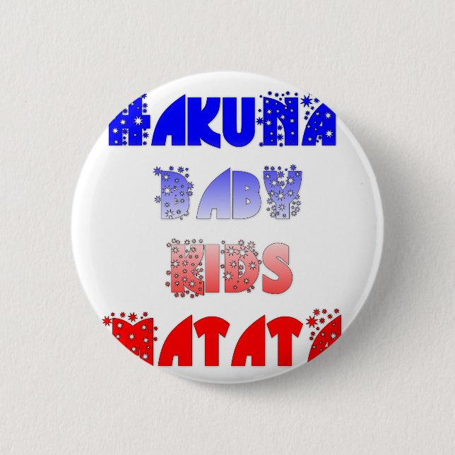 Chapa Redonda De 5 Cm French Baby Kids Hakuna Matata.png (Anverso)
