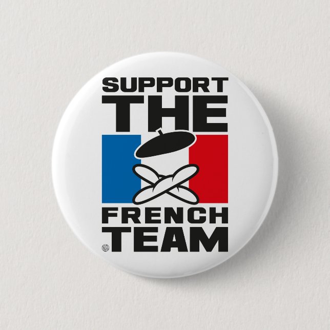 CHAPA REDONDA DE 5 CM FRENCH EQUIPO (Anverso)