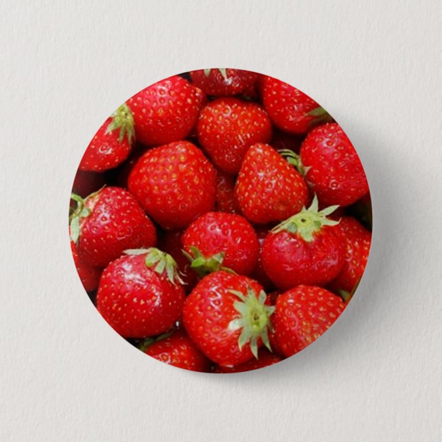 Chapa Redonda De 5 Cm Fresas (Anverso)