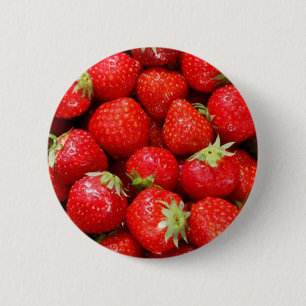 Chapa Redonda De 5 Cm Fresas