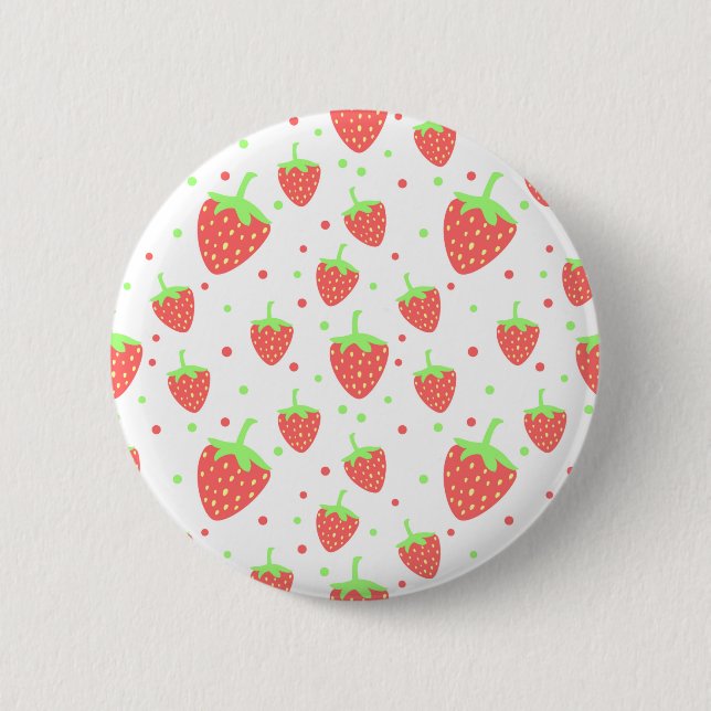 Chapa Redonda De 5 Cm Fresas (Anverso)