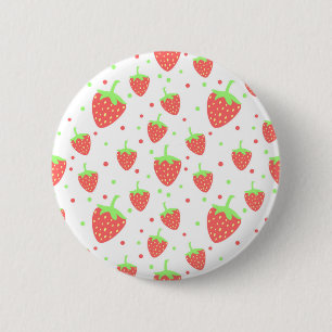 Chapa Redonda De 5 Cm Fresas
