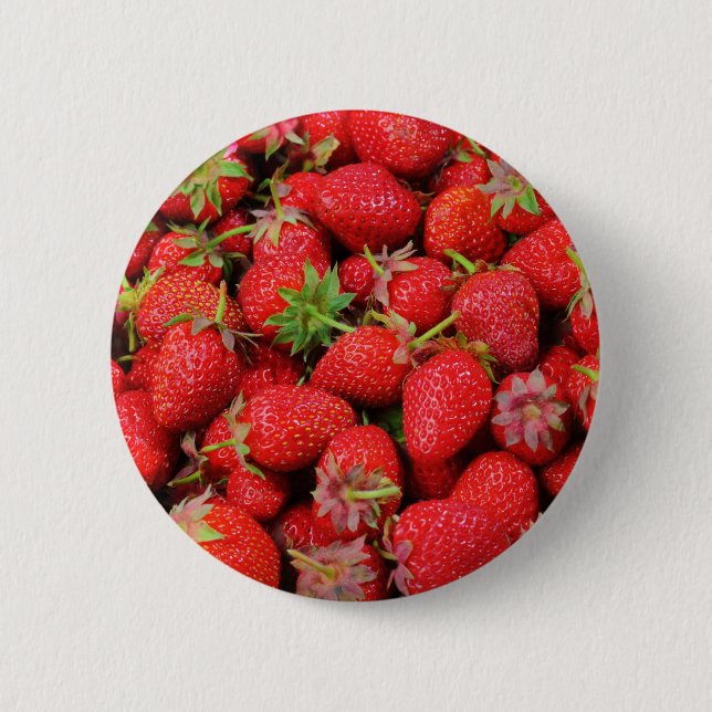 Chapa Redonda De 5 Cm Fresas (Anverso)