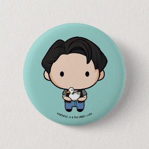 Chapa Redonda De 5 Cm FRIENDS™   Joey Chibi