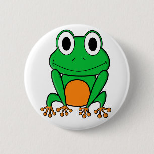 Chapa Redonda De 5 Cm Frog