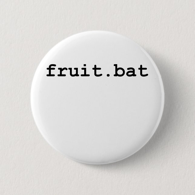 Chapa Redonda De 5 Cm Fruit.bat (Anverso)