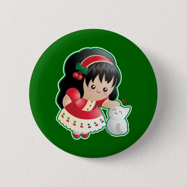 Chapa Redonda De 5 Cm Frutas del alcohol: Amabilidad (Anverso)