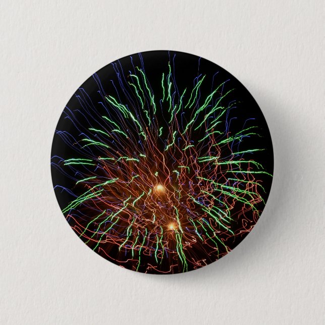 Chapa Redonda De 5 Cm fuego artificial (Anverso)