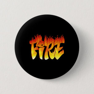 Chapa Redonda De 5 Cm Fuego Divertido Y Traje De Hielo A La Familia De H