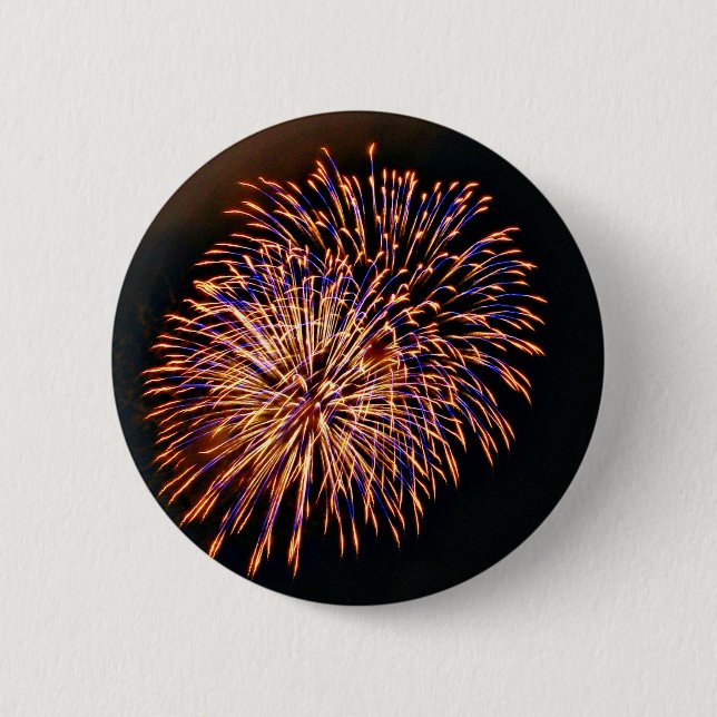 Chapa Redonda De 5 Cm Fuegos artificiales (Anverso)