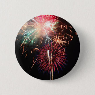 Chapa Redonda De 5 Cm Fuegos artificiales