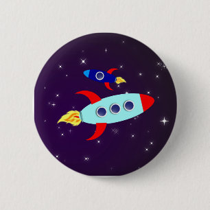 Chapa Redonda De 5 Cm ¡Fuera De Este Mundo! Niño