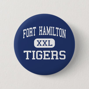 Chapa Redonda De 5 Cm Fuerte Hamilton - tigres - alta - Brooklyn Nueva